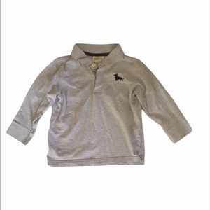 3T crazy 8 dachshund gray long sleeve shirt